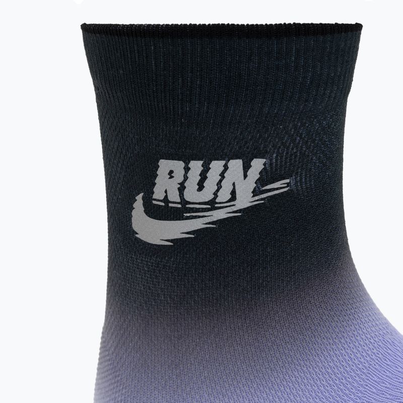 Ponožky Nike Run Midweight purple pulse/black 3