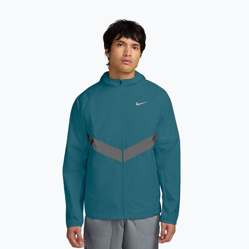 Pánská běžecká bunda Nike Miler Therma-Fit Repel Winterized bright spruce/black