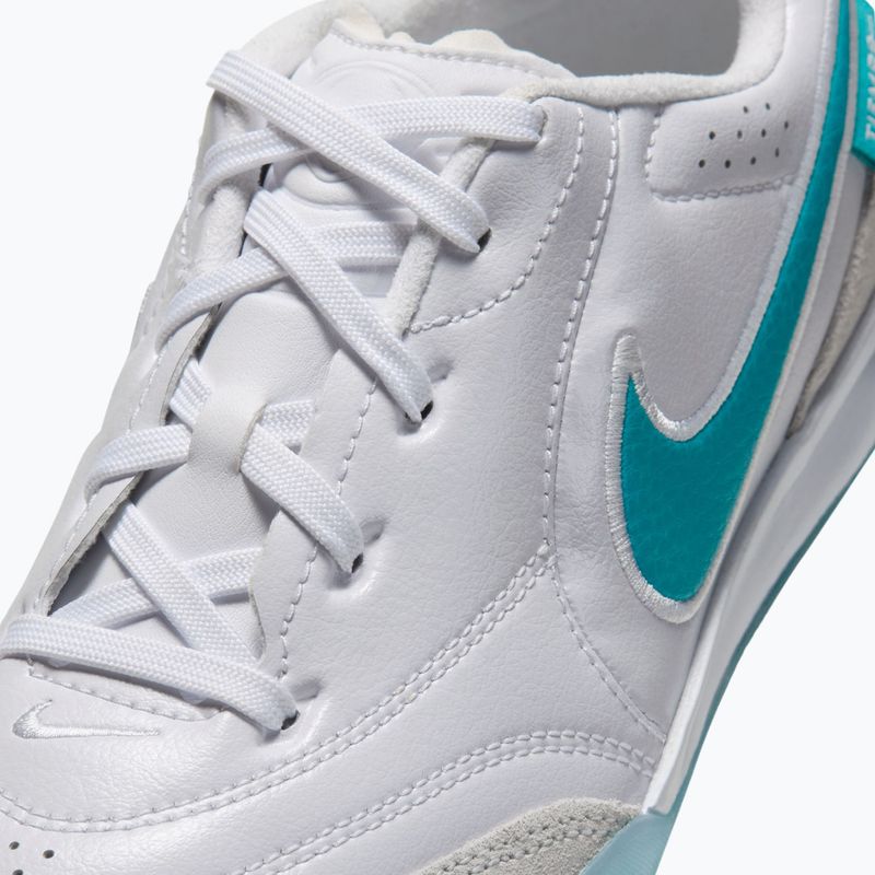 Dětské kopačky Nike Tiempo Streetgato Jr white/white/dusty cactus 5