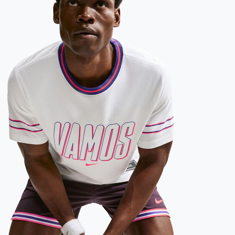 Pánské tričko na lezení Nike Court Dri-FIT Cotton white 6