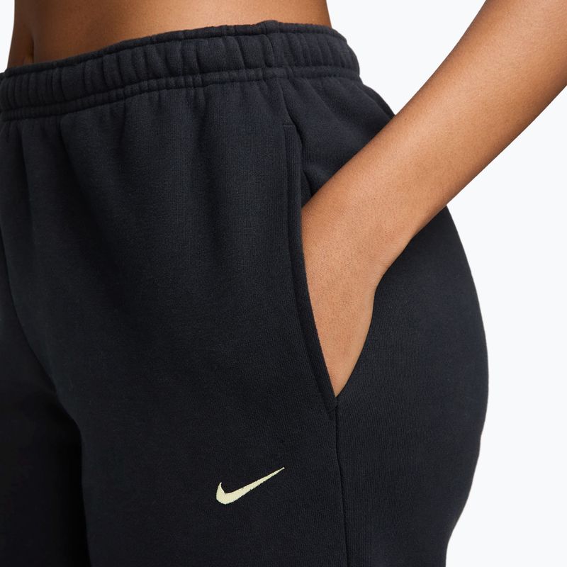 Dámské kalhoty Nike Studio Fleece total black/sail 3