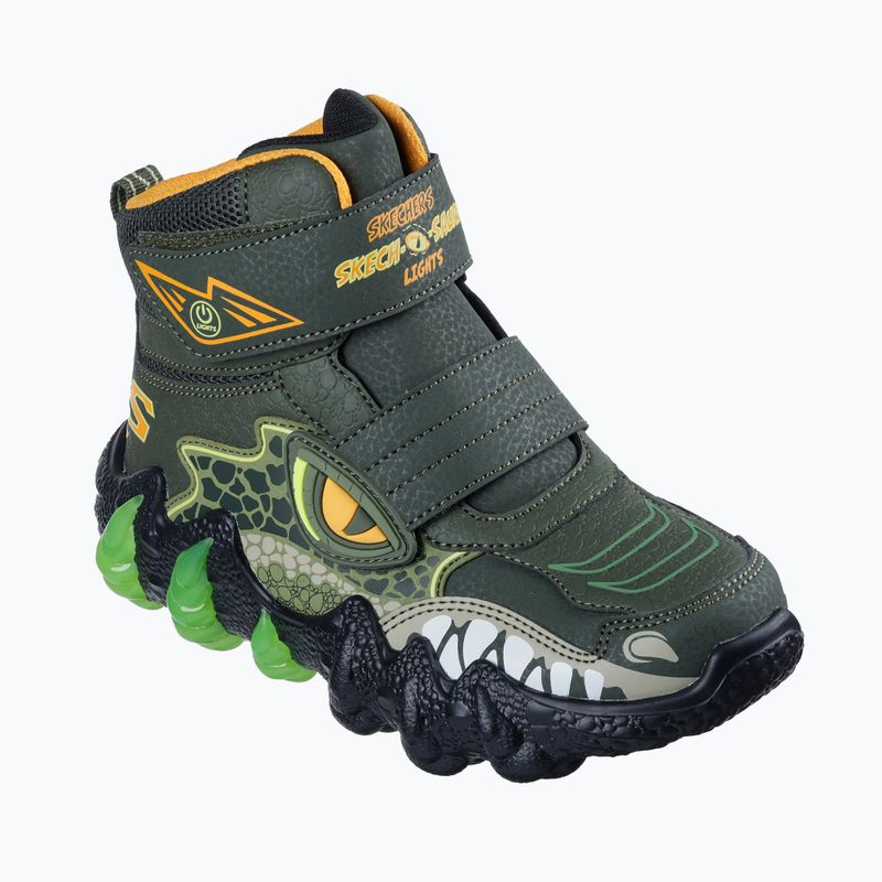 Dětské sněhule SKECHERS Skech-O-Saurus Lights 2.0 green 9