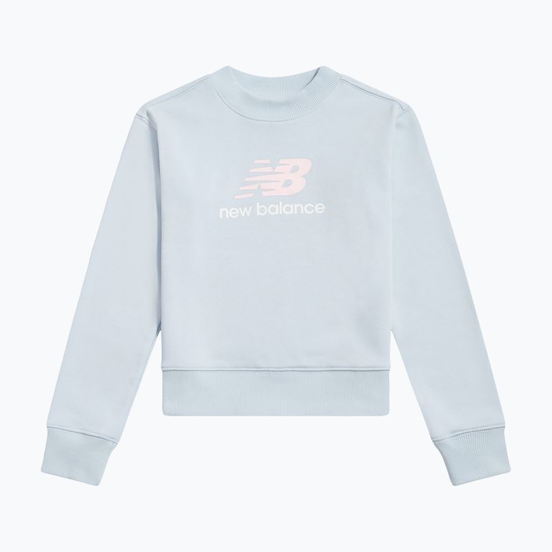 Dětská mikina New Balance FT Stacked Logo Crew oxford blue 6