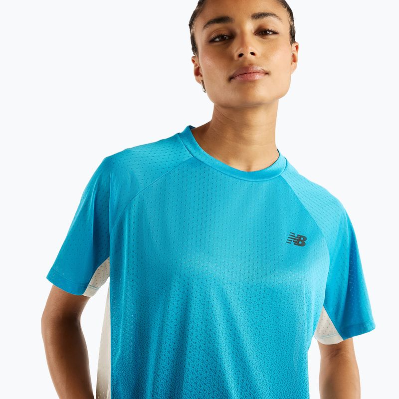 Dámské běžecké tričko New Balance Viz-Tech Run T-Shirt altitude/streamsong 3