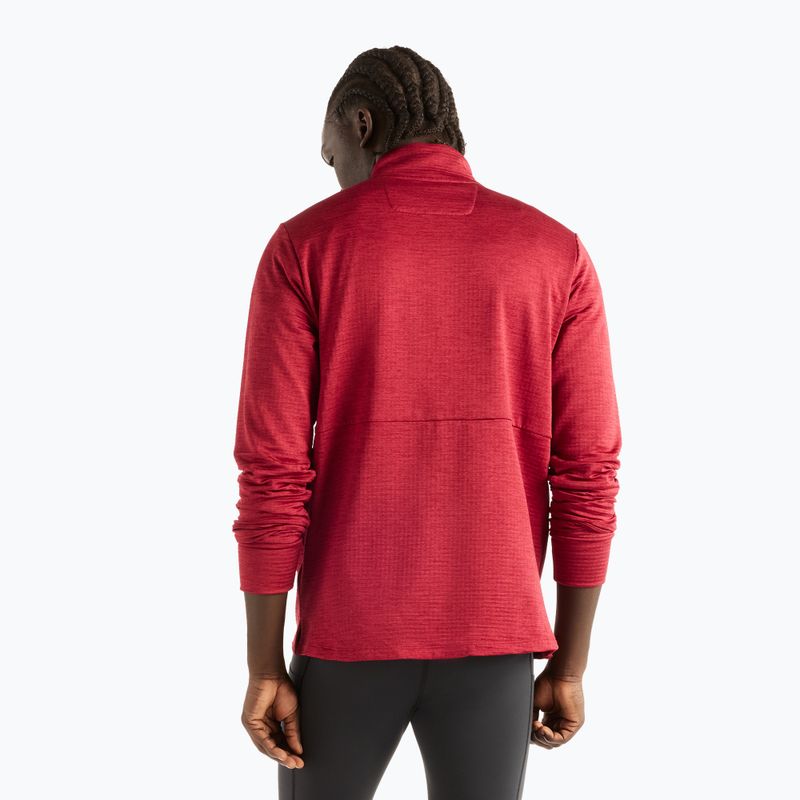 Pánské běžecké tričko Longsleeve New Balance Athletics Heat Grid 1/2 Zip podium red 3