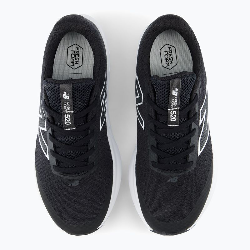 Dětské běžecké boty New Balance 520's Lace V9 black/white/black 7