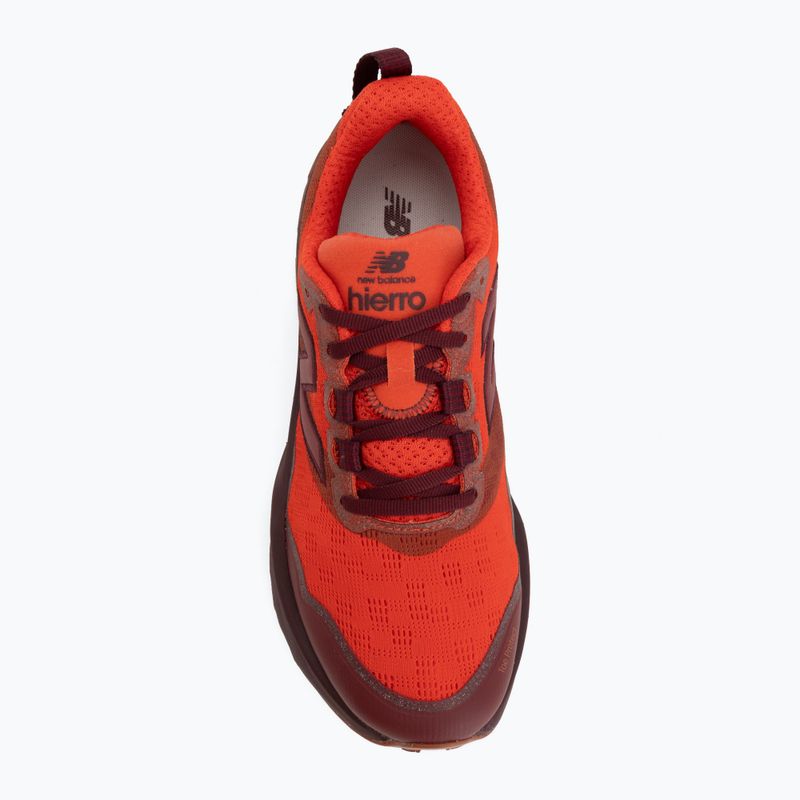 Pánské běžecké boty New Balance Fresh Foam Hierro V9 neo flame/mulled wine 5