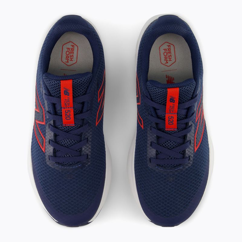 Dětské běžecké boty New Balance 520's Lace V9 nb navy/true red 7
