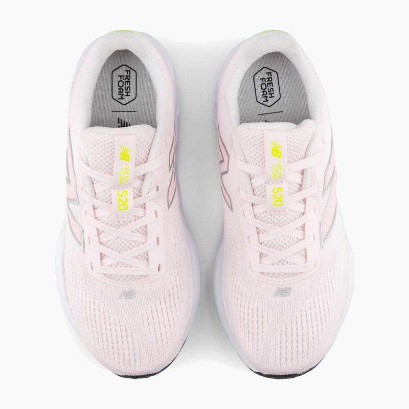 Dámské běžecké boty New Balance Fresh Foam 520's V9 pink salt/pink granite/silver metallic 12
