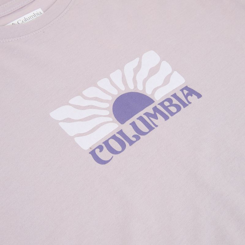 Dámské tričko Columbia Ruby Springs Graphic Fitted lavender pearl/brandrise 3