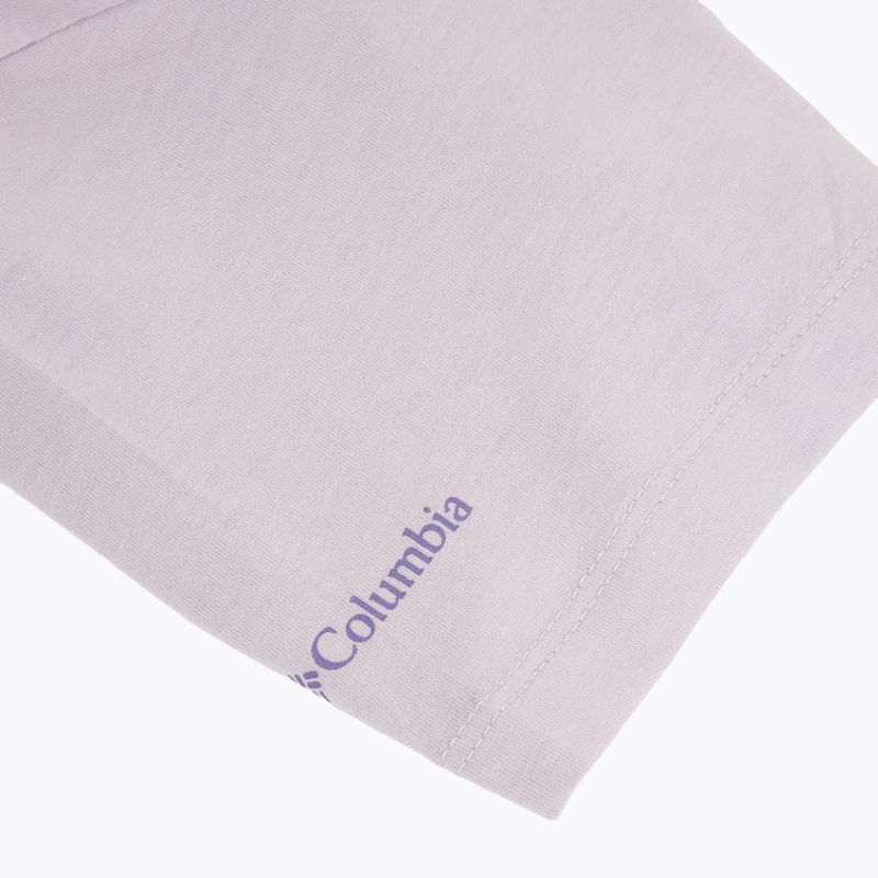 Dámské tričko Columbia Ruby Springs Graphic Fitted lavender pearl/brandrise 4