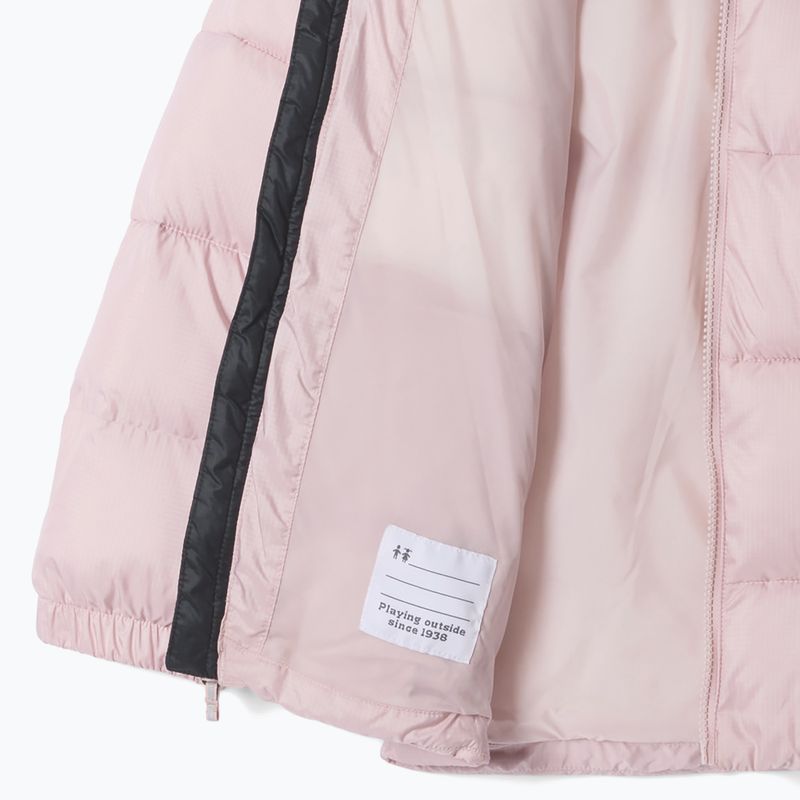 Dětská zateplená bunda Columbia Puffect Hooded Mineral Pink/Black 3