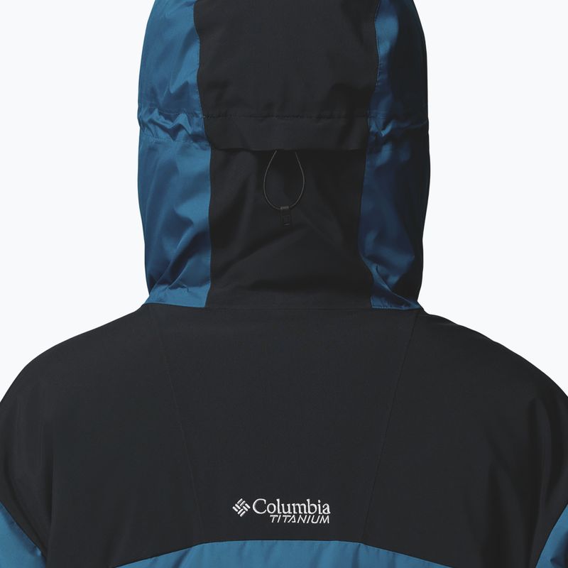 Pánská lyžařská bunda Columbia Glacier Ridge Down phoenix blue/black 7