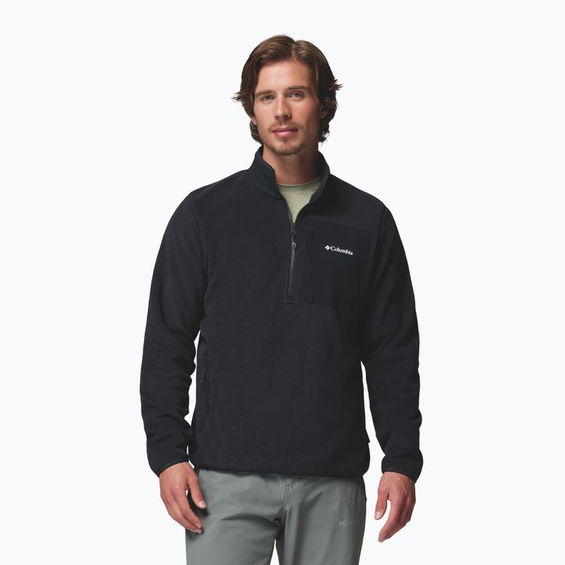Pánská fleecová mikina Columbia Pacific Arch 200 1/2 Zip Fleece Black