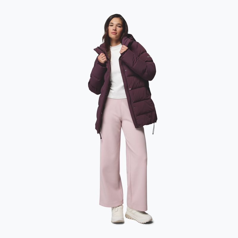 Dámská péřová bunda Columbia Amaze Puff Mid Hooded moonvista 2