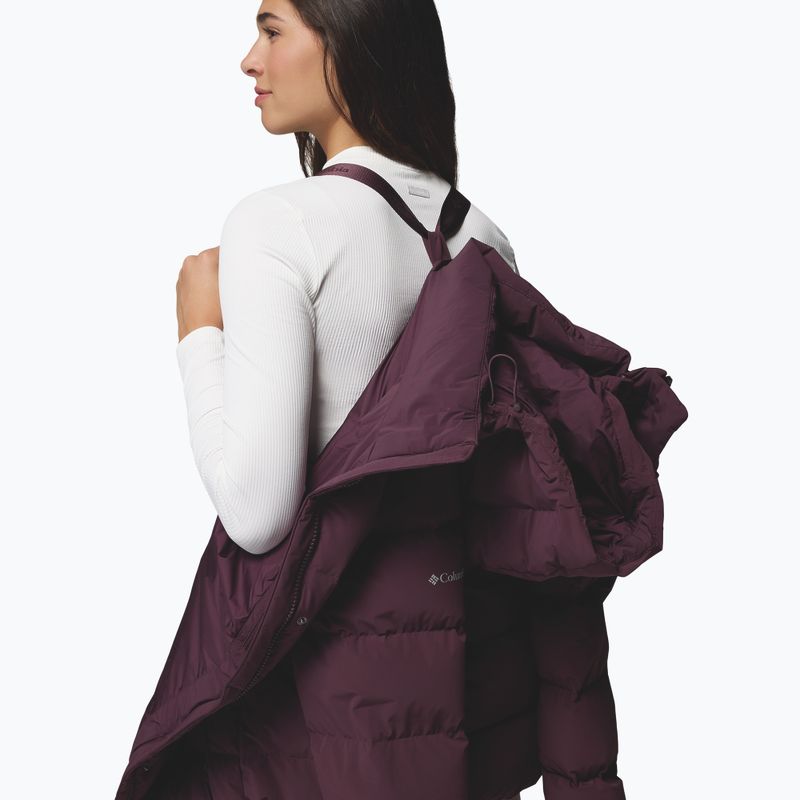 Dámská péřová bunda Columbia Amaze Puff Mid Hooded moonvista 6