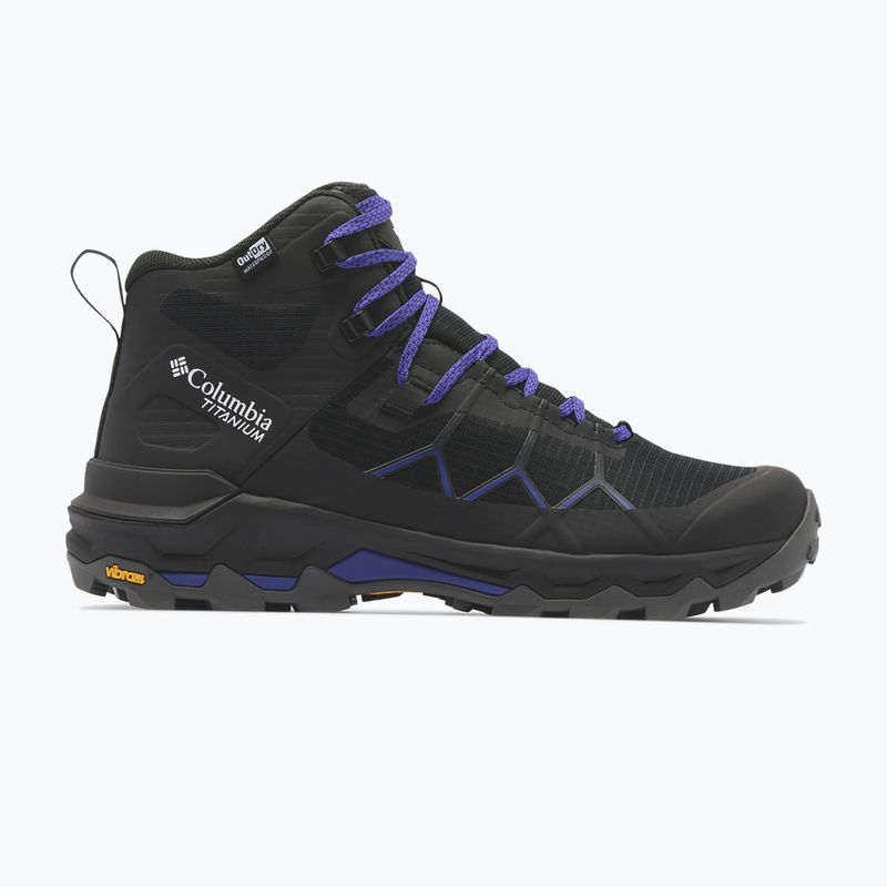 Dámské trekové boty Columbia Peakfreak Titanum Outdry Mid black/purple quartz 8