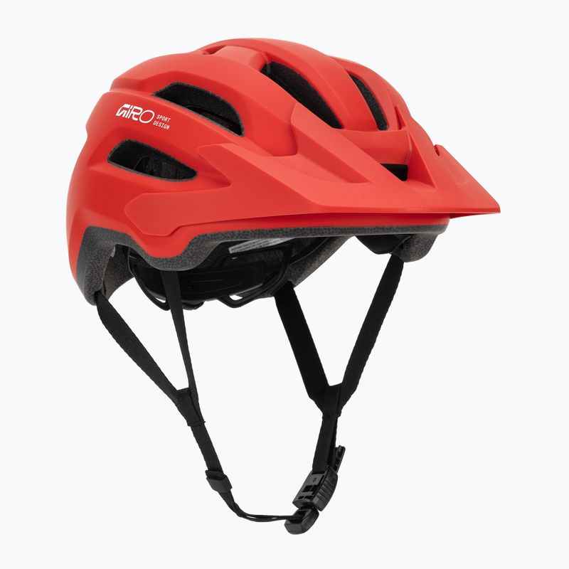 Cyklistická helma Giro Fixture II matte flame red
