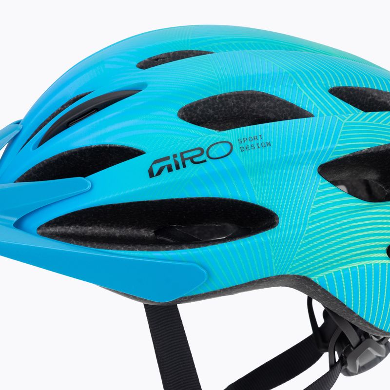 Dětská cyklistická helma Giro Raze matte blue/green 7