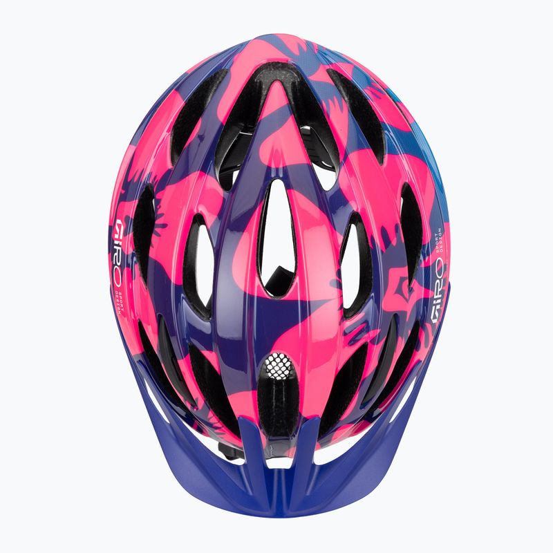 Dětská cyklistická helma Giro Raze pink flowers 6