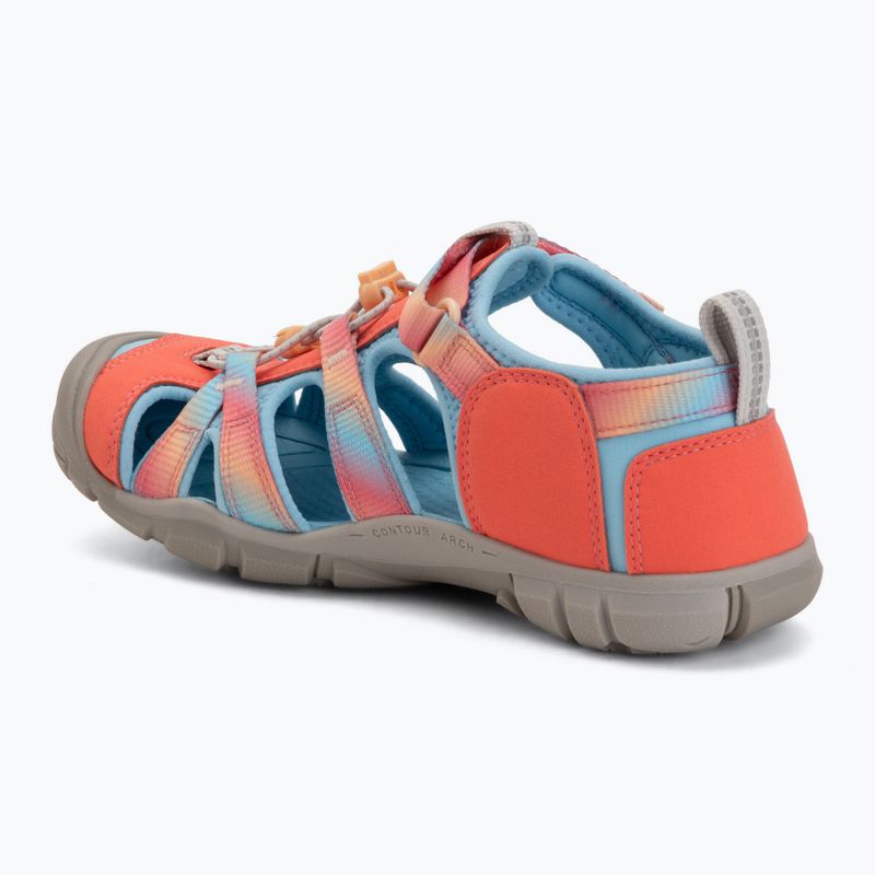 Juniorské sandály KEEN Seacamp II CNX ombre pink lemonade 3