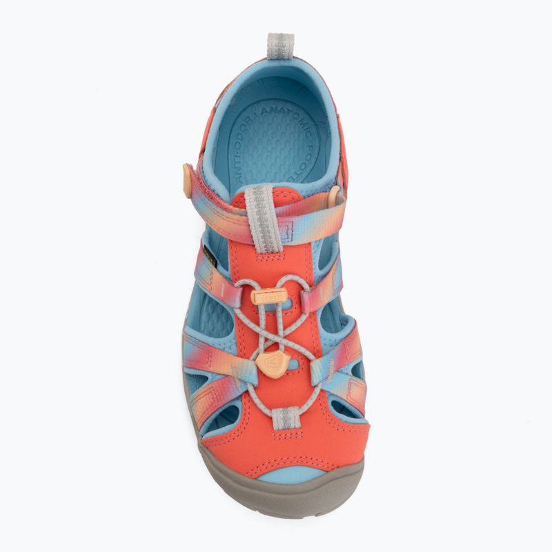 Juniorské sandály KEEN Seacamp II CNX ombre pink lemonade 5