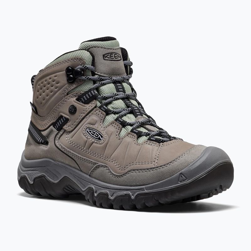 Dámské trekové boty KEEN Targhee IV Mid Wp grey/lily pad 8