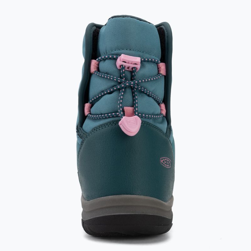 Sněhule KEEN Puffrider Wp brittany blue/cashmere rose 6