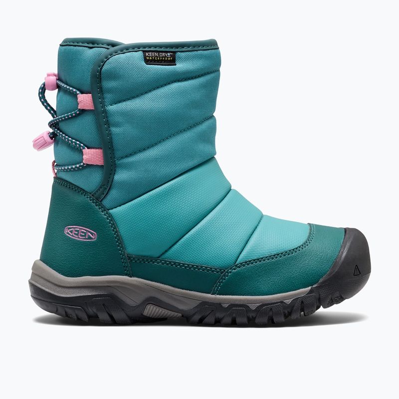 Sněhule KEEN Puffrider Wp brittany blue/cashmere rose 9