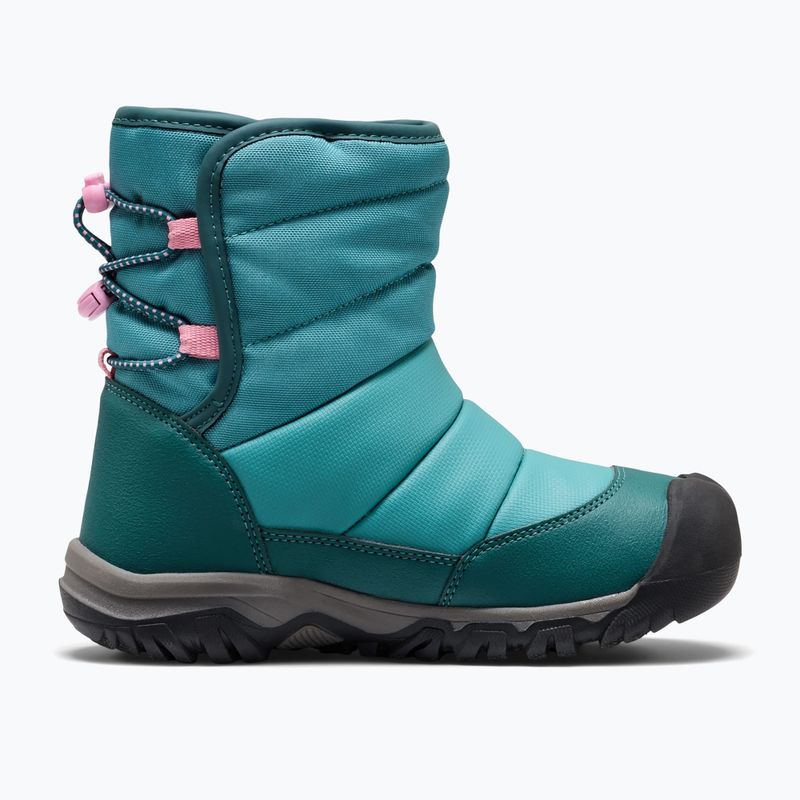 Sněhule KEEN Puffrider Wp brittany blue/cashmere rose 10