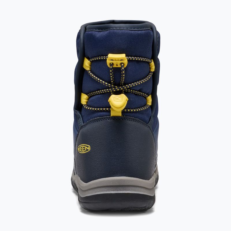 Sněhule KEEN Puffrider Wp naval academy/mango mint 9