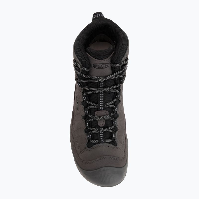 Pánské trekové boty KEEN Targhee IV Mid Wp magnet/black 5