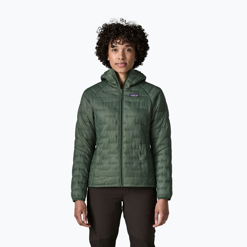 Dámská zateplená bunda Patagonia Micro Puff Hoody canopy green