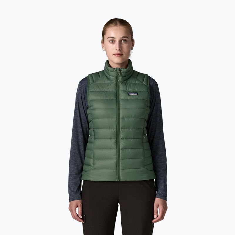 Dámská vesta Patagonia Down Sweater canopy green