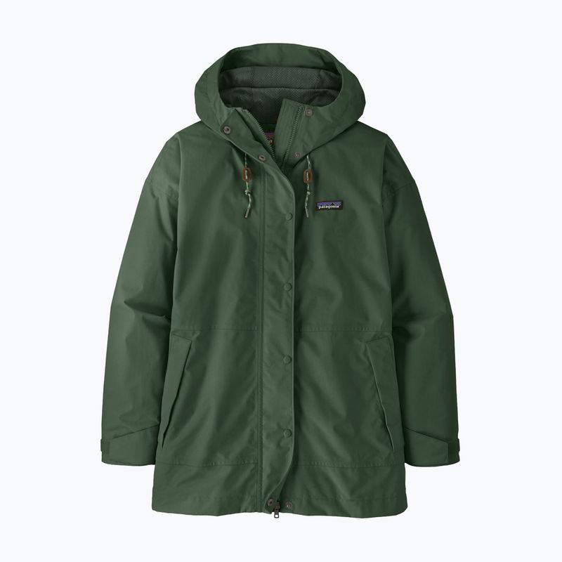 Dámská nepromokavá bunda Patagonia Outdoor Everyday Rain canopy green