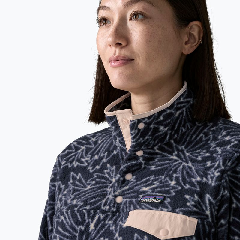 Dámská fleecová mikina Patagonia Lightweight Synchilla Snap-T Pullover saxifrage: sunken blue 3