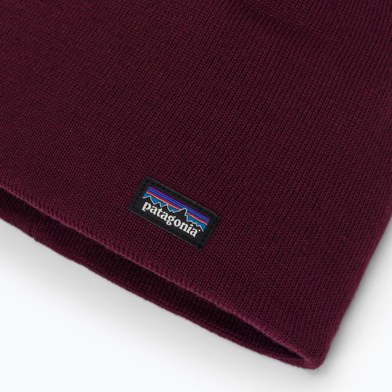 Zimní čepice Patagonia Beanie berry fig 3