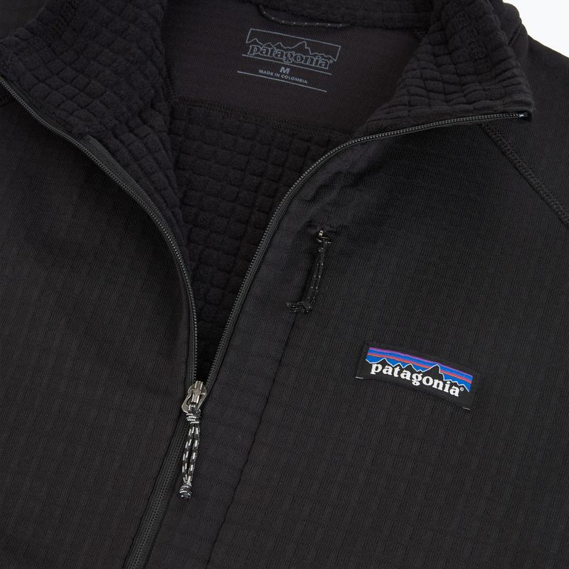 Pánská trekingová mikina Patagonia R1 Pullover black w/black 3