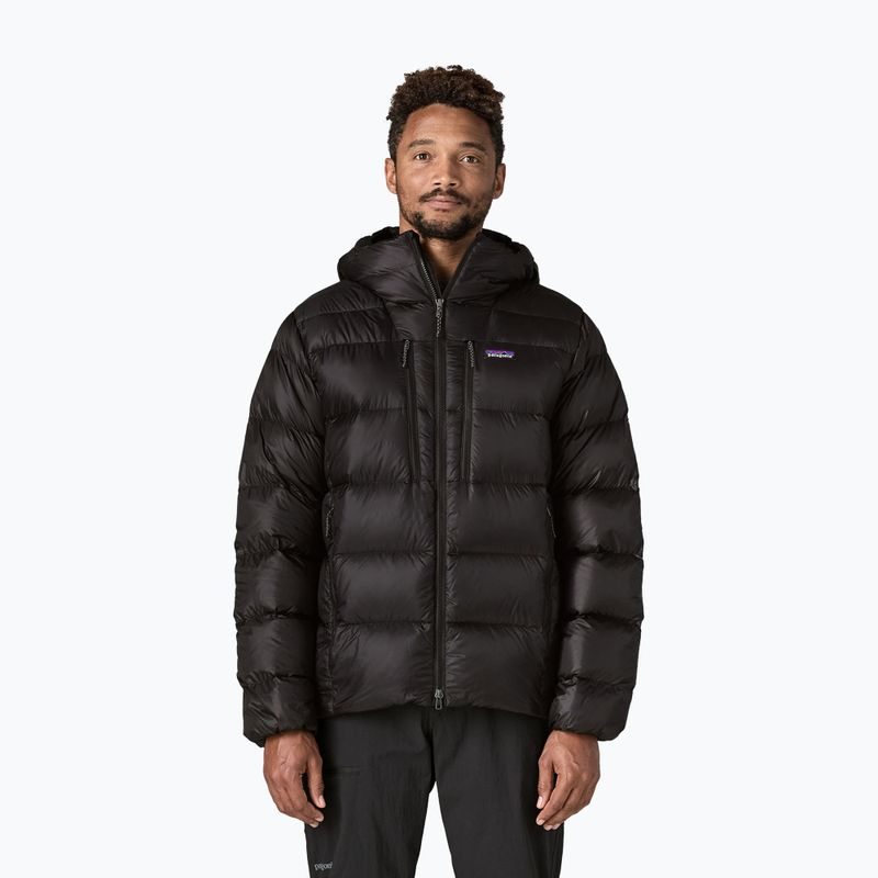 Pánská péřová bunda Patagonia Fitz Roy Down Hoody black