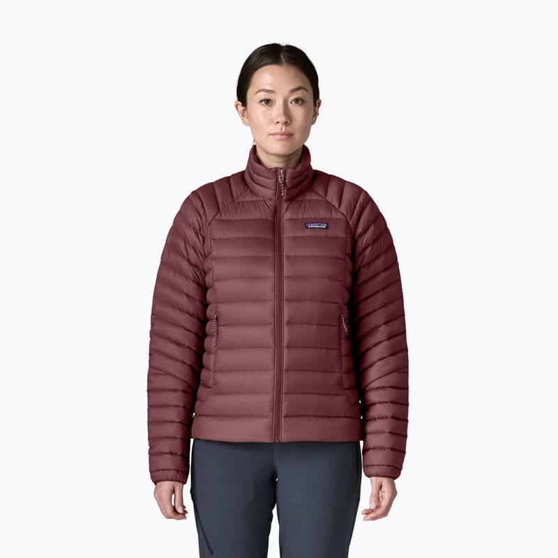 Dámská péřová bunda Patagonia Down Sweater dark ruby