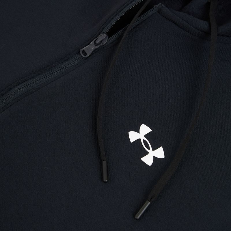 Pánská mikina Under Armour Flex Fleece Full Zip black/white 3