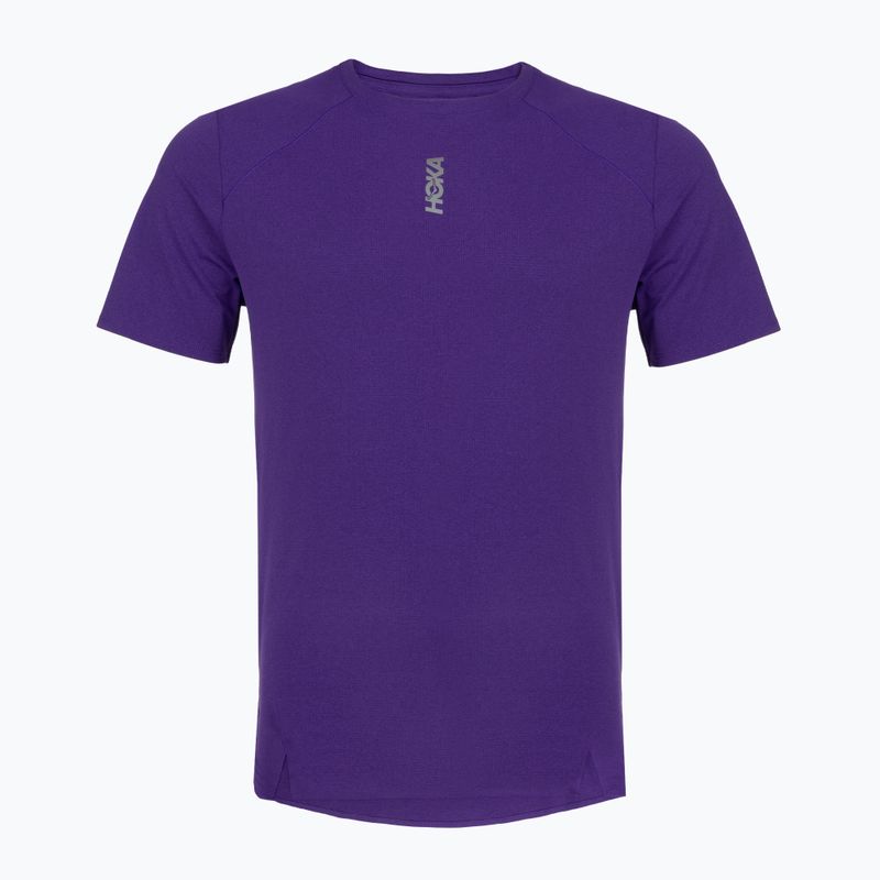 Pánské běžecké tričko HOKA EveryRun Short Sleeve cosmic purple