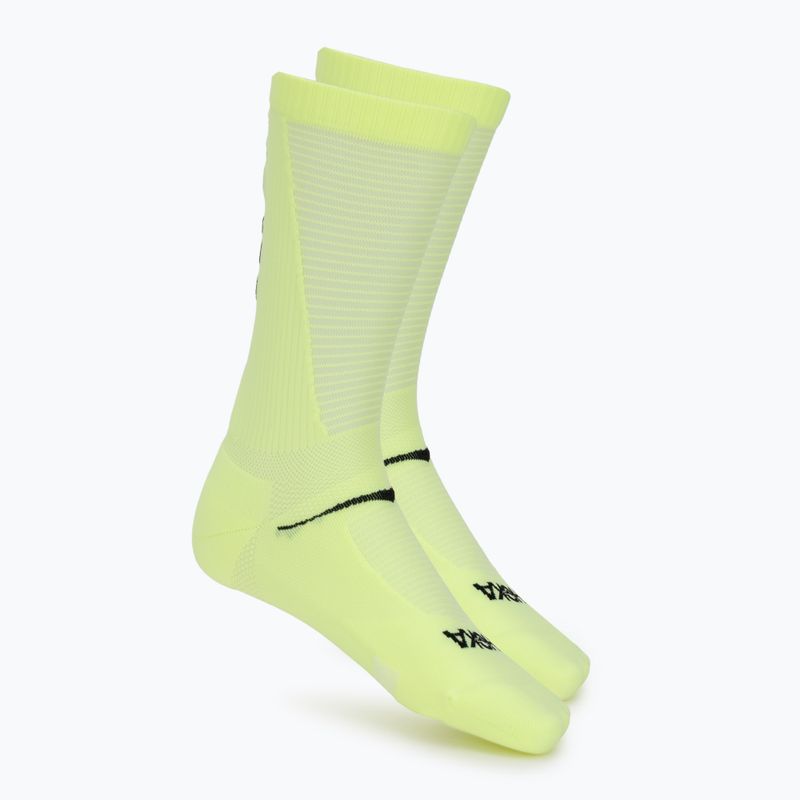 Pánské ponožky HOKA Race Day Crew Sock neon yuzu