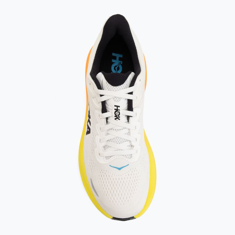 Pánské běžecké boty HOKA Bondi 9 white/neon tangerine 5