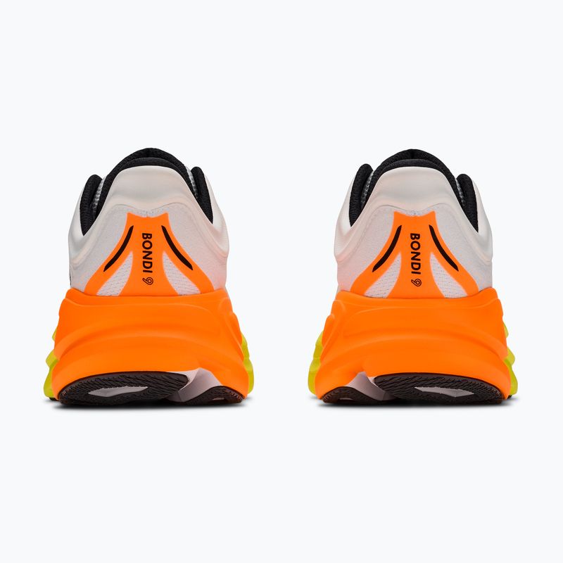 Pánské běžecké boty HOKA Bondi 9 white/neon tangerine 11