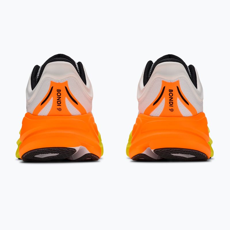 Pánské běžecké boty HOKA Bondi 9 Wide white/neon tangerine 11
