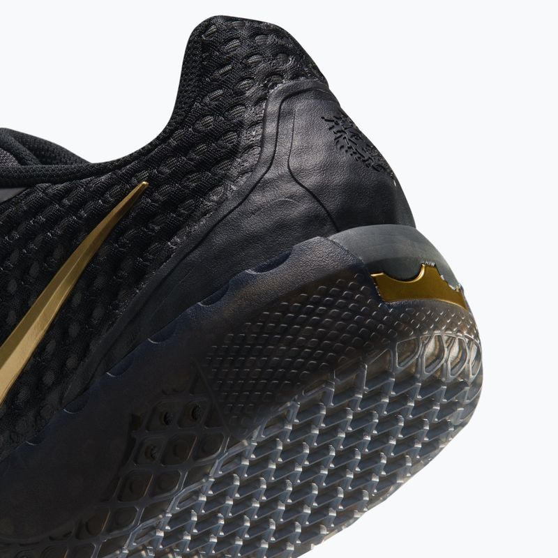 Pánské basketbalové boty Nike LeBron Witness X black/black/iron grey/metallic gold 7