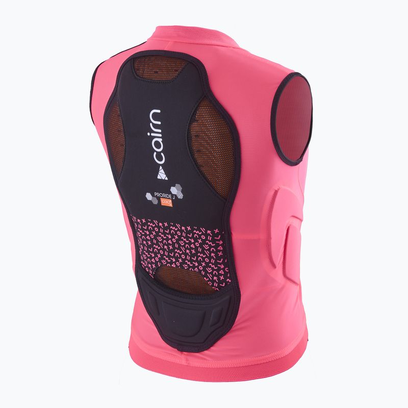 Dětská ochranná vesta Cairn Proride D30 Jr fluo pink 2