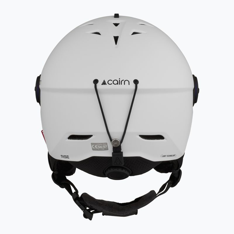 Lyžařská helma Cairn Rise II Visor mat white 4