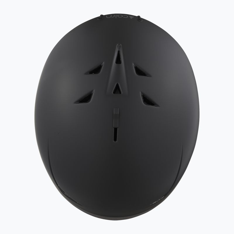 Lyžařská helma Cairn Rise II mat black lava 6